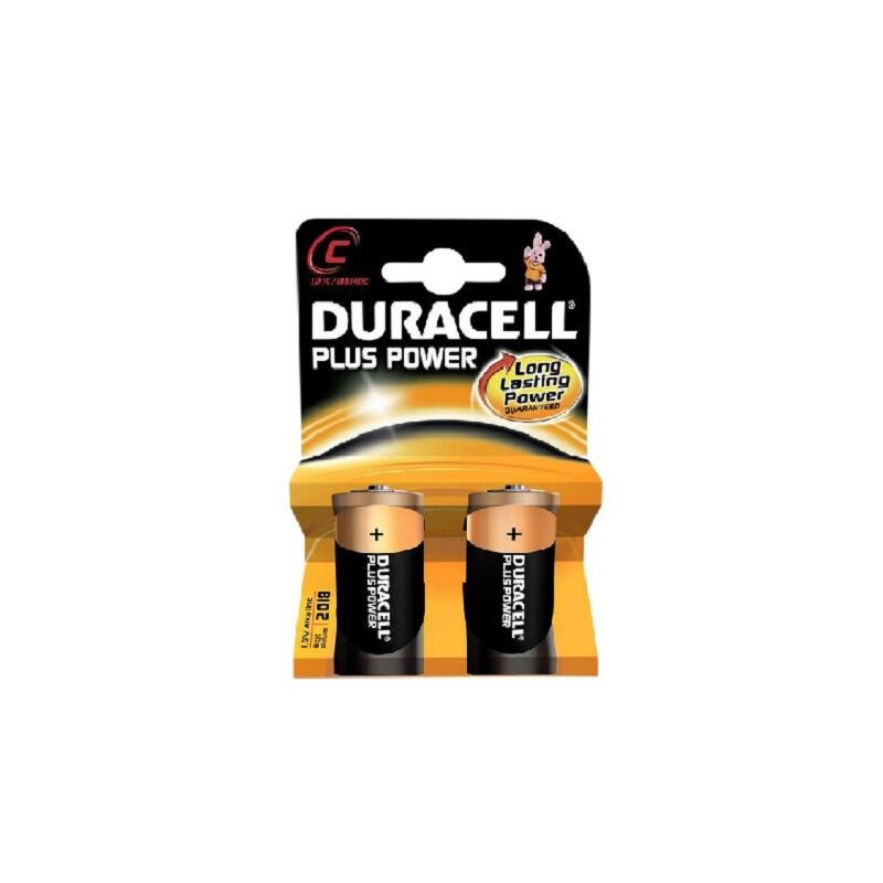 Image of Duracell - pila MN1400 puls batteria alkaline mezza torcia c voltaggio 1,5V