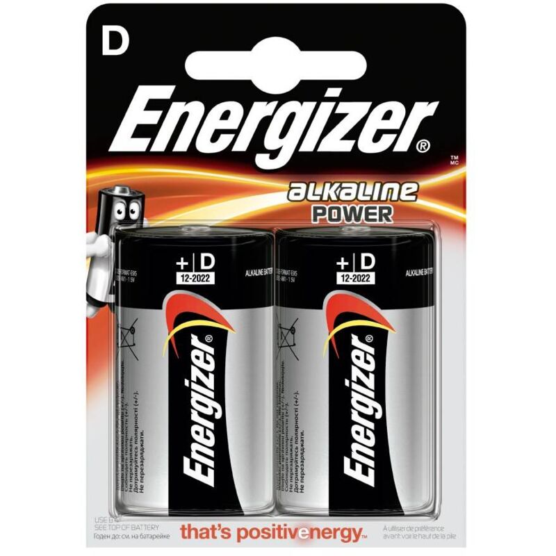 

Pila Alkaline Power LR20 (D) Blister de 2 Ud - Energizer