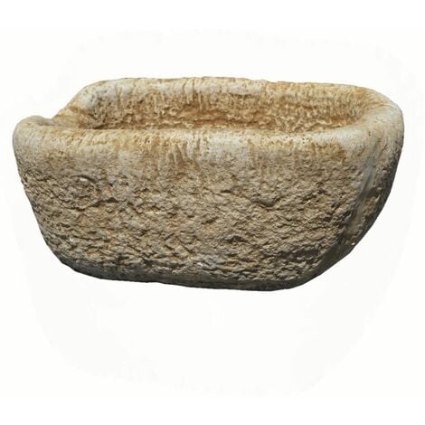 Pila, Pilón, Fregadero o Lavadero de piedra de 91x53x22 cm. (Dálmata) :  : Bricolaje y herramientas