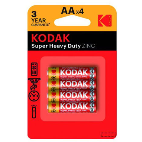 Pila Kodak Zinc Heavy-duty Stilo 4PZ AA