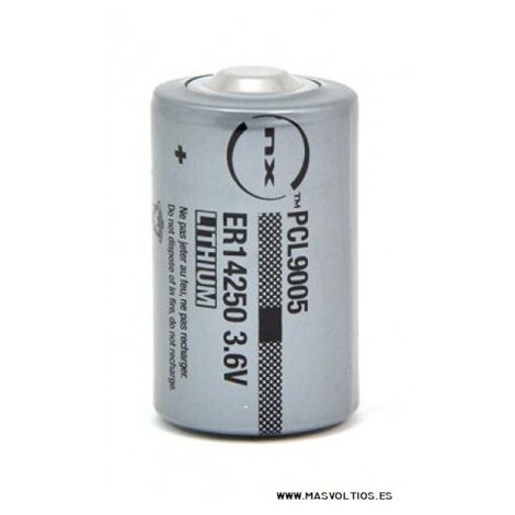 Pila litio 3.6V 1.2Ah ER14250