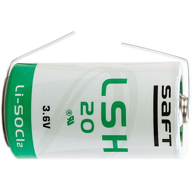 

Pila Litio 3,6V 13Amp D-R20 Terminales Soldar - Saft