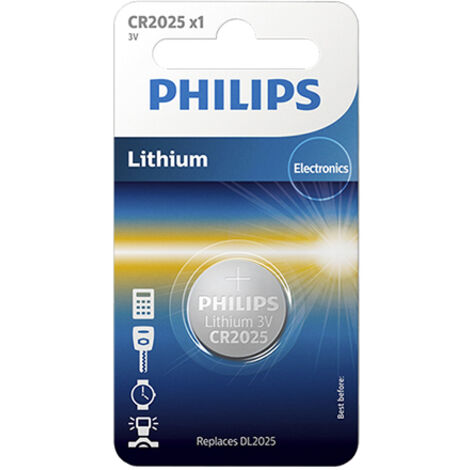 PILA LITIO BOTON 3V 150MAH PHILIPS