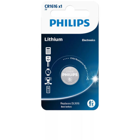 Pila Litio Cr1616 Philips 3vdc (blister 1 Pila) Cr1616-philips