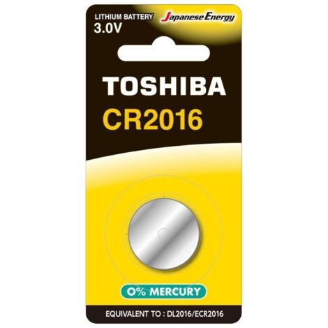 PILA LITIO CR2016 TOSHIBA - BL1
