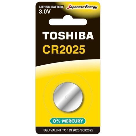 PILA LITIO CR2025 TOSHIBA - BL1