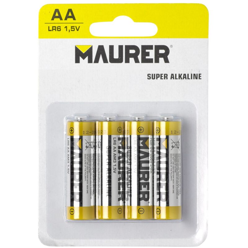 

Pila alcalina aa / lr06 (blister 4 piezas) - Maurer