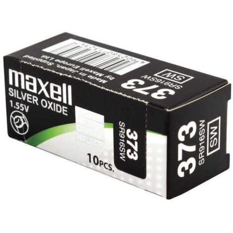 Pila maxell de boton oxido plata 373 SR916SW