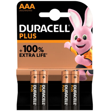 PILA MINI STILO AAA PLUS100 POWER DURACELL