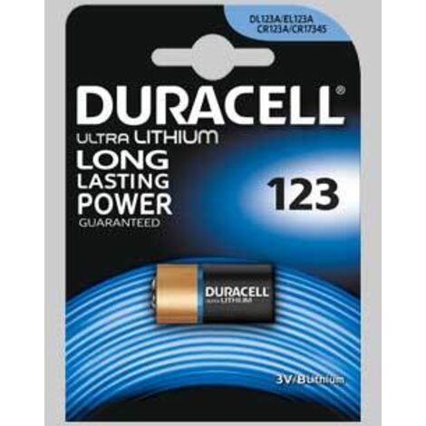 PILA PER FOTOCAMERA '123' Blister 1 Pezzo - 10 pezzi- DURACELL