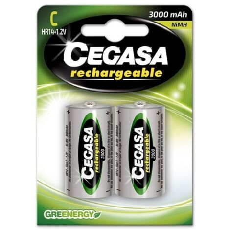 Pila Recarga CEGASA Tipo C HR14 3000 mAh BL2