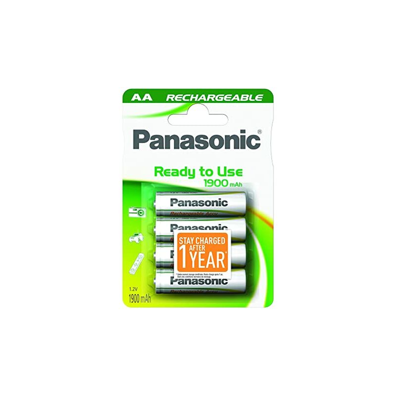 

Panasonic 1x4 Akku NiMH Mignon AA 1900 mAh Rechargeable Evolta - Rechargable Battery - Mignon (AA)