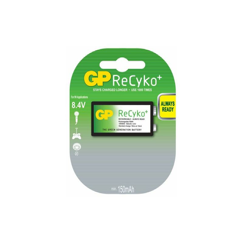 

Pila Recargable Recycko 6Lr61 9 V 1 Unidad