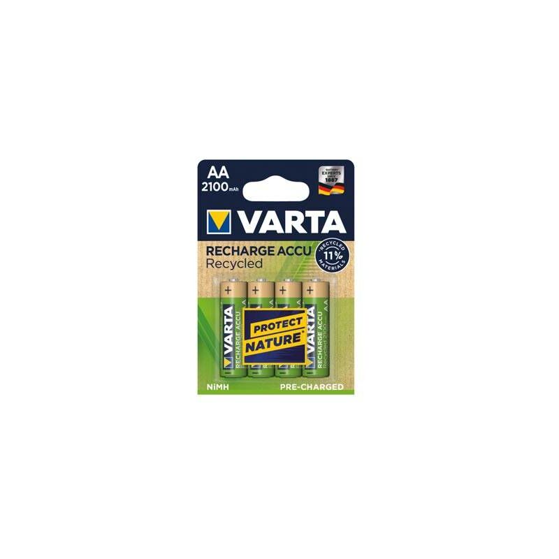 

Pila recargable VARTA Recycled AA 2100 MAH 4 pilas