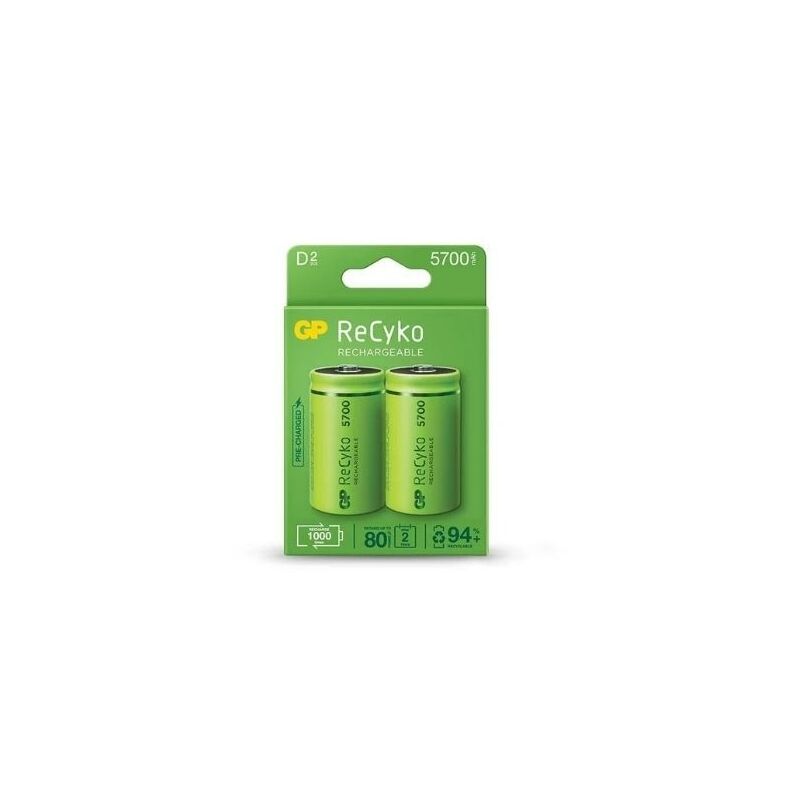 

Pila Recargable Recyko (Bl.2) Lr20-D 5700Mah - General De Pilas