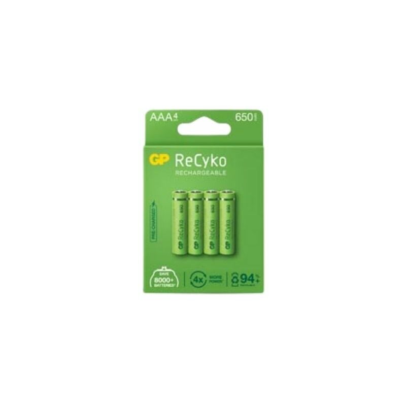 GP - Pila Recargable Recyko General de Pilas LR3-AAA 650Mah 96797