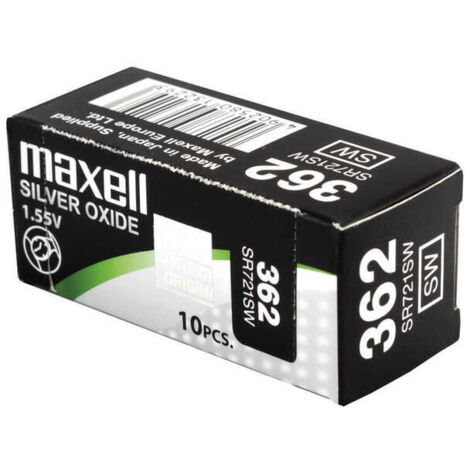 Pila Reloj 362 Maxell Oxido Plata Sr0721sw 362/maxell