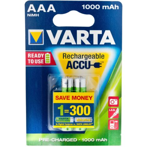 Pila ricaricabile AAA R3 Varta 2 pezzi