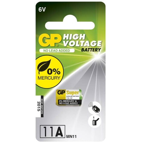 Pila superalcalina especial GP Battery de 6 V y 11 A/MN11 (blíster de 1 unidad)