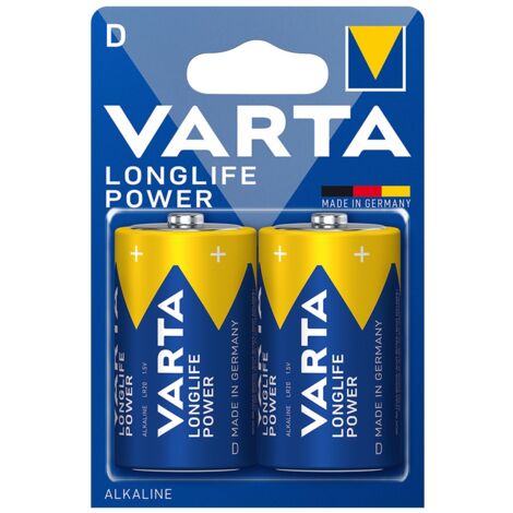 PILA TIPO D LONGLIFE POWER X2 VARTA