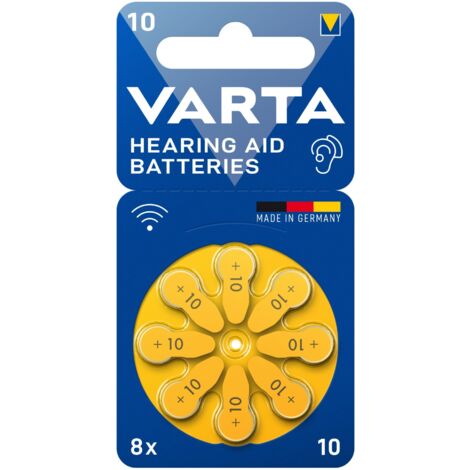 PILA VARTA APPARECCHI ACUSTICI TIPO 10 X8