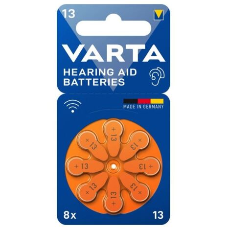 PILA VARTA APPARECCHI ACUSTICI TIPO 13 X8