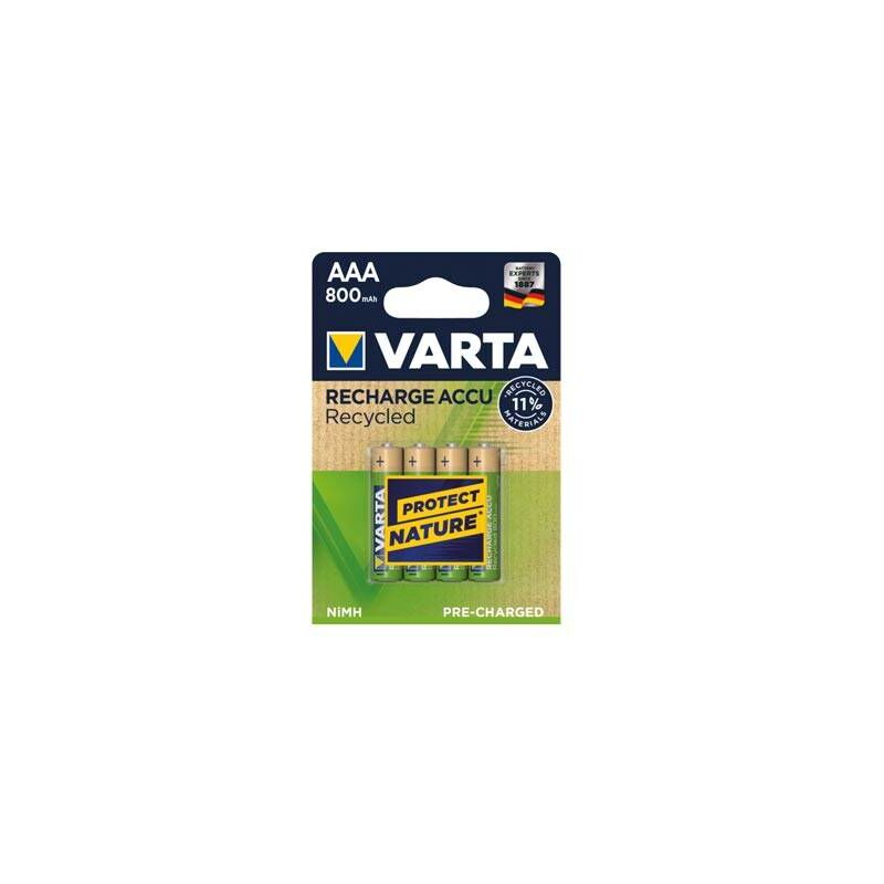 

Pila recargable Recycled AAA 800 MAH 4 pilas - Varta