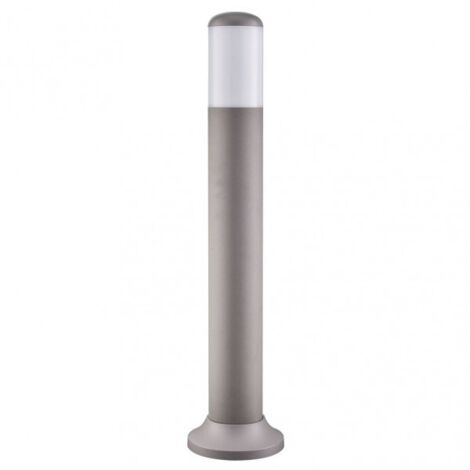 Pilar exterior azafran 1xe27 gris 70x9,1x9,1 cm policarbonato  ip44