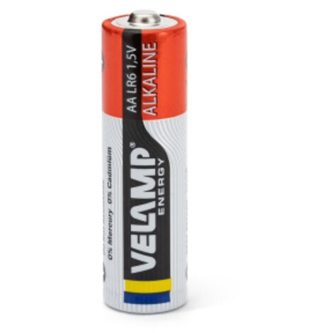 Pilas alcalinas AA de 1,5V Stilo LR6 (x4 uds) VELAMP