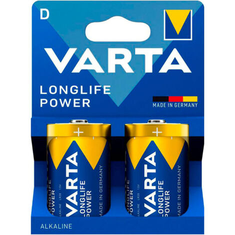 Pilas alcalinas D/LR20 1.5 V High Energy en blÃ­ster de 2 pcs