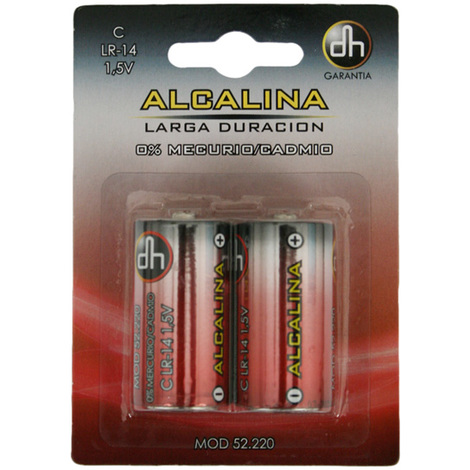 Pila Alcalina LR20(D) 1.5V (Blíster de 2 unidades) • IluminaShop