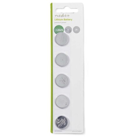 Pilas Botones Litio - Cr2025 - 3V - (Por 5)