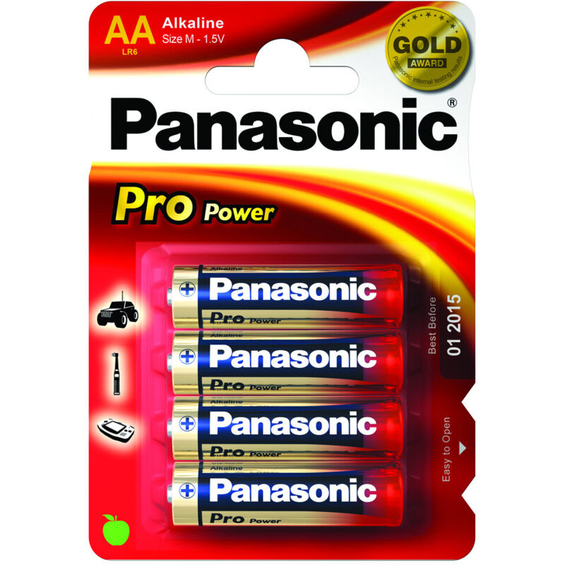 

4 uds. pilas Xtreme Power alcalina superior 1,5V LR06-AA (Blíster) - Panasonic