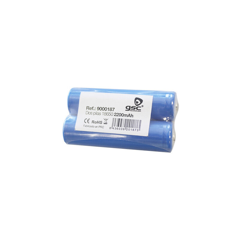 

2 pilas recargables 18650 con pin de conexión ( 9000187) - GSC