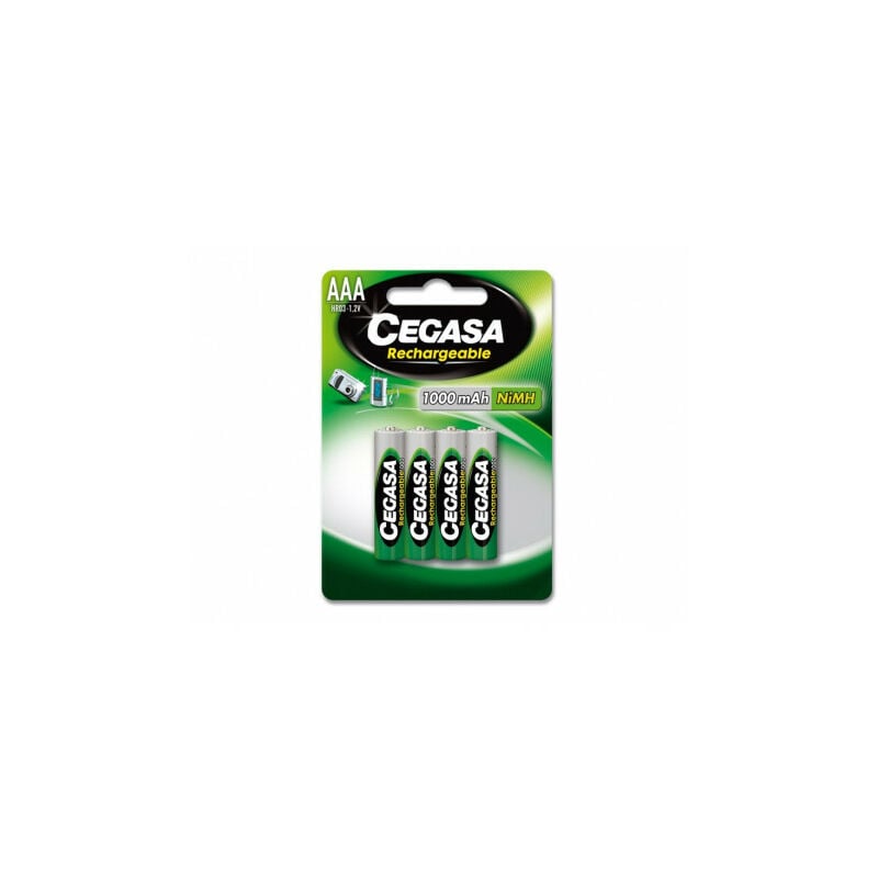 

Pilas recargables AAA Cegasa
