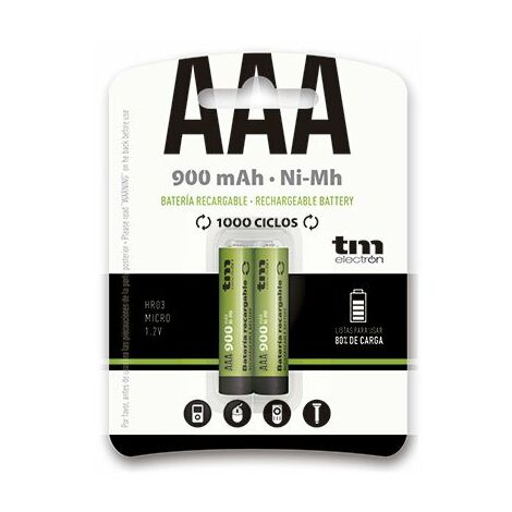 Pilas Recargables TM Electron Ni-Mh R03