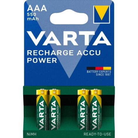 Pilas Varta Ready2Use HR03 AAA NiMH (4 unidades), 56743 101 404