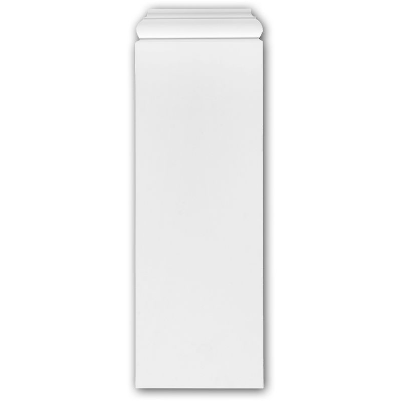 Profhome Decor - Pilaster Base 123100 ative Element timeless classic design white