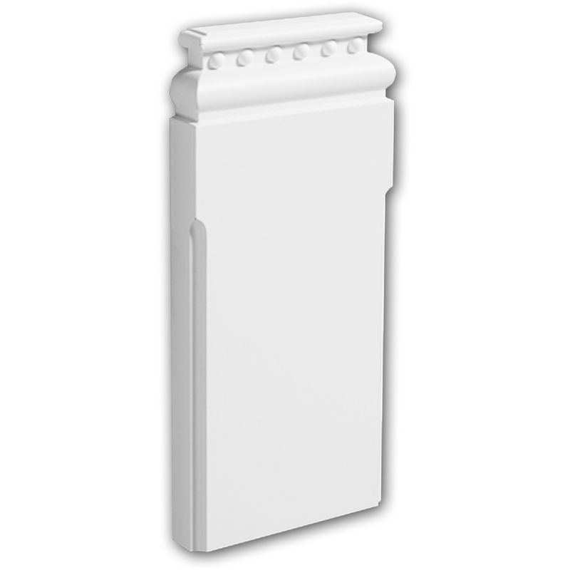 Profhome Decor - Pilaster Base 123600 ative Element timeless classic design white - white