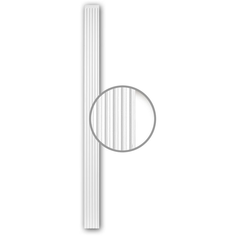 Pilaster Shaft 122010 Profhome Decorative Element Neo-Classicism style white