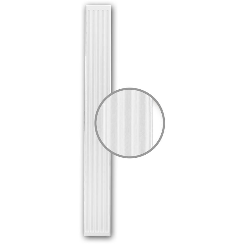 Pilaster Shaft 122200 Profhome Decor ative Element Neo-Classicism style white