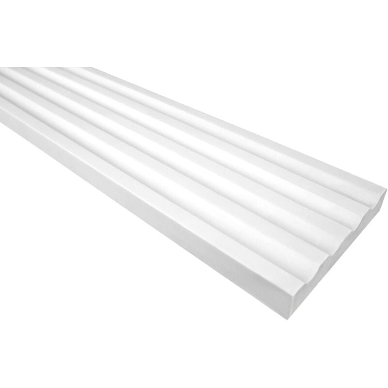 Pilastre 110x20mm Relief mural décor stucco en pu Grand Décor PL250: Shank