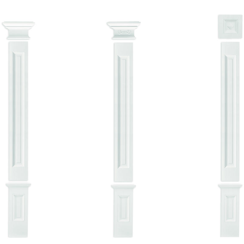 Pilastre 197x20mm Relief mural décor stucco en pu Grand Décor PL276: Chapitre