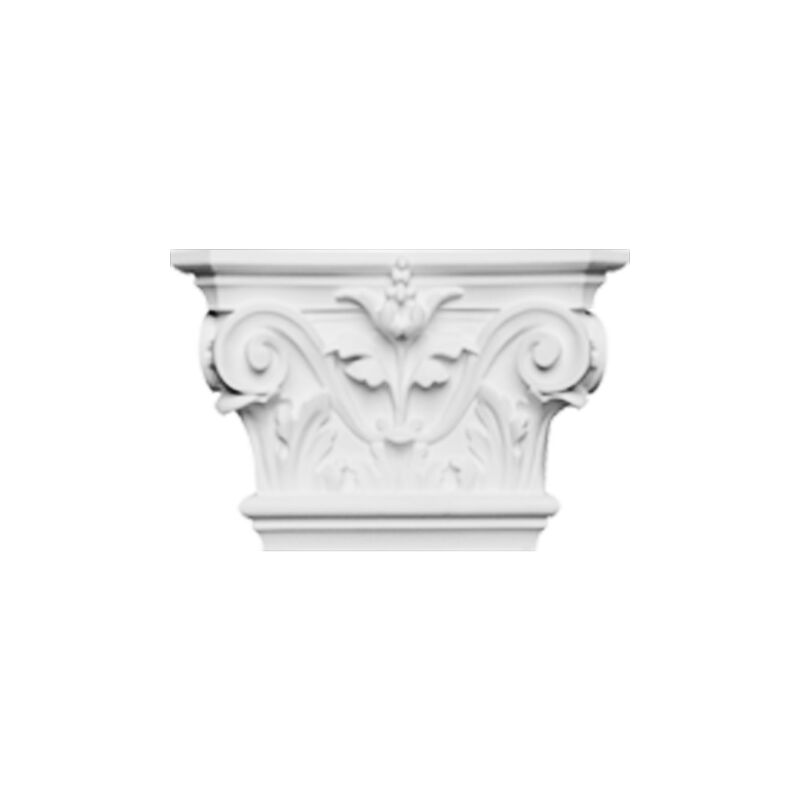 K251 Chapiteau pour pilastre polyuréthane Orac Decor - 35,5x9cm (h x p)