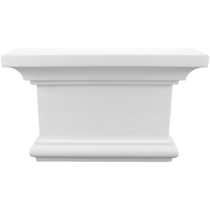 Pilastre colonne plate façade mur différentes tailles pc tailles pc: petit- ø 255 mm, Base / Capital