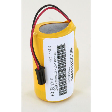 Pile 3.6V 17Ah lithium A111472 pour compteur Itron Corus (LS33600B-ACT)