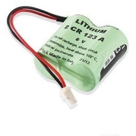EXALIUM PREMIUM Pile ZRL7216 6V 2 CR123A LITHIUM pour émetteur CARDIN TXQPRO.