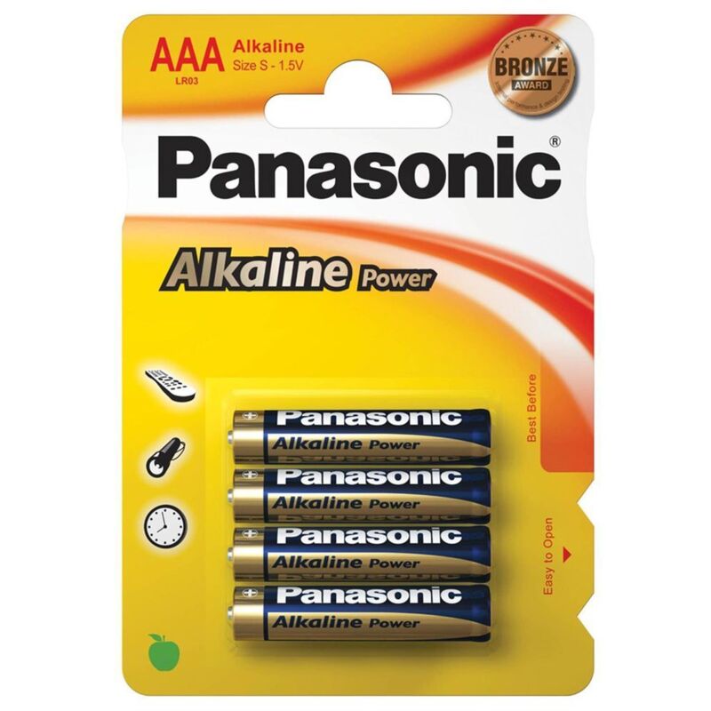 4 Piles aaa LR03 Alkaline Power 4 Piles aaa LR03 Alkaline Power