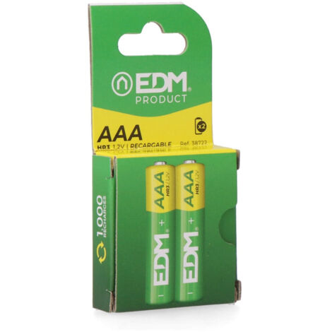 Pile Aaa Rechargeable Eco-series Rechargeable, 950mah, Aaa, écologique - Edm