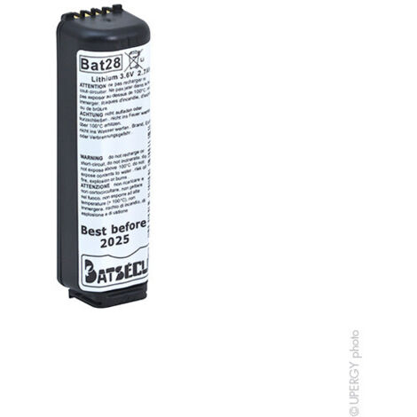 Pile alarme lithium 3.6V 2.7Ah – Compatible DAITEM LOGISTY – Haute performance pour détecteurs et sirènes – Non rechargeable – Batsecur - BATLI28
